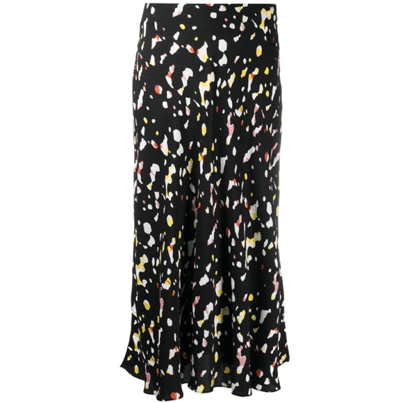 ba&sh Tomy Midi Skirt Multicolour Leopard print - Picture 4 of 12